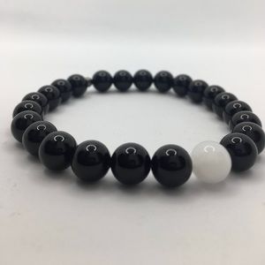 Onyx moonstone bracelet